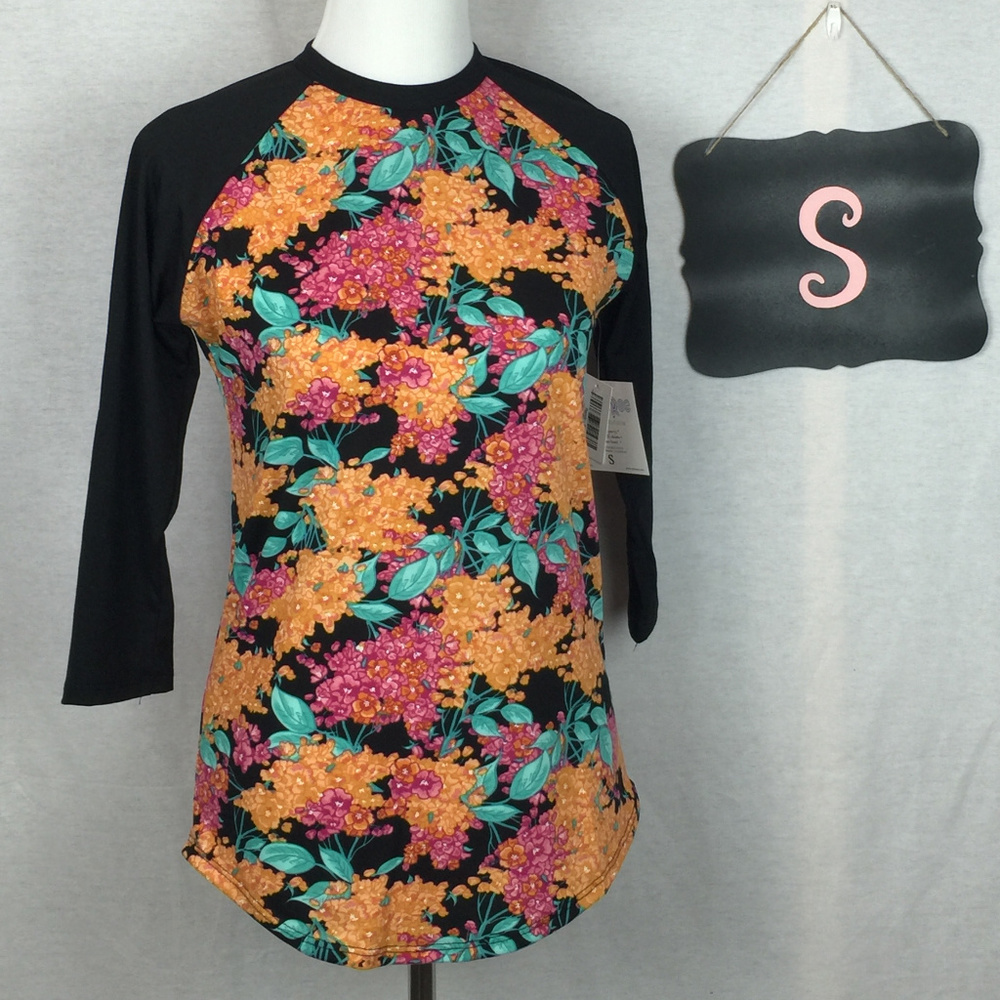 NWT LuLaRoe Randy Tee - STUNNING Floral! - S